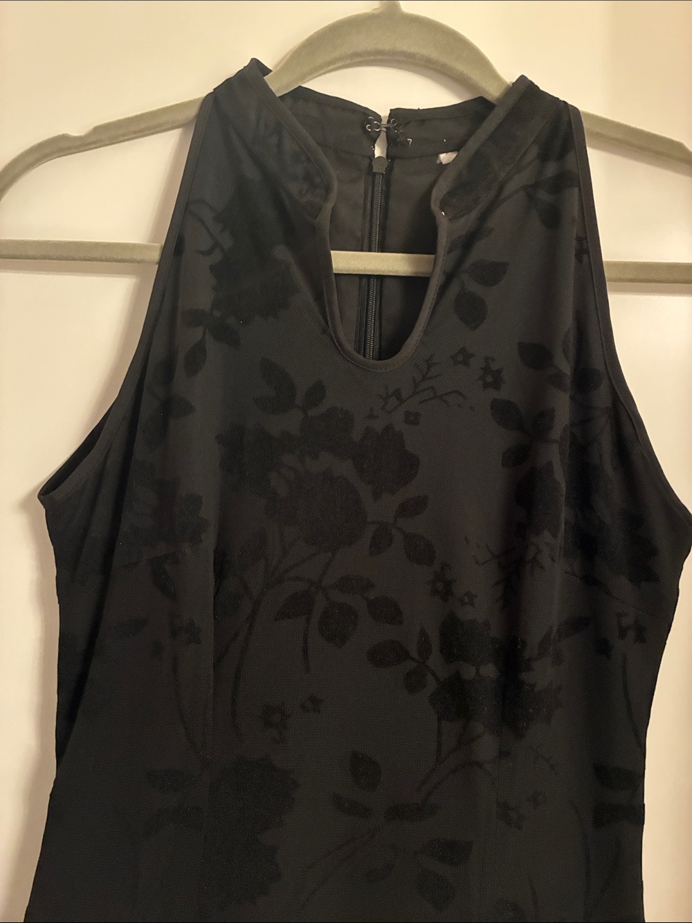 Women’s Black Sleeveless Vintage Dress